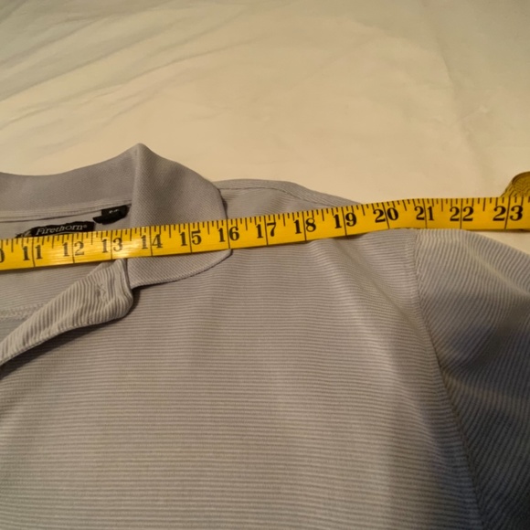 Firethorn Men’s Short Sleeve Silver Polo Shirt (Small) - Picture 7 of 10